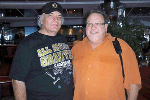 Jimmy Jay with Gary Peterson, The original drummer for "The Guess Who"